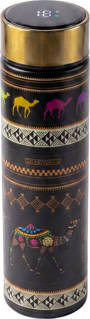 Термос Hobby Lobby HB-061 с дисплеем (500мл, черный)