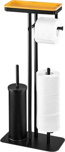 Держатель для туалетной бумаги и ершика El Casa 240506 (черный)