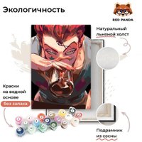 Картина по номерам Red Panda Хисока Hunter x Hunter p55233