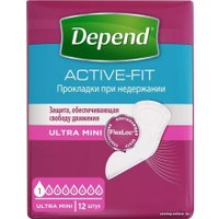 Урологические прокладки Depend Ultra Mini для женщин (12 шт)
