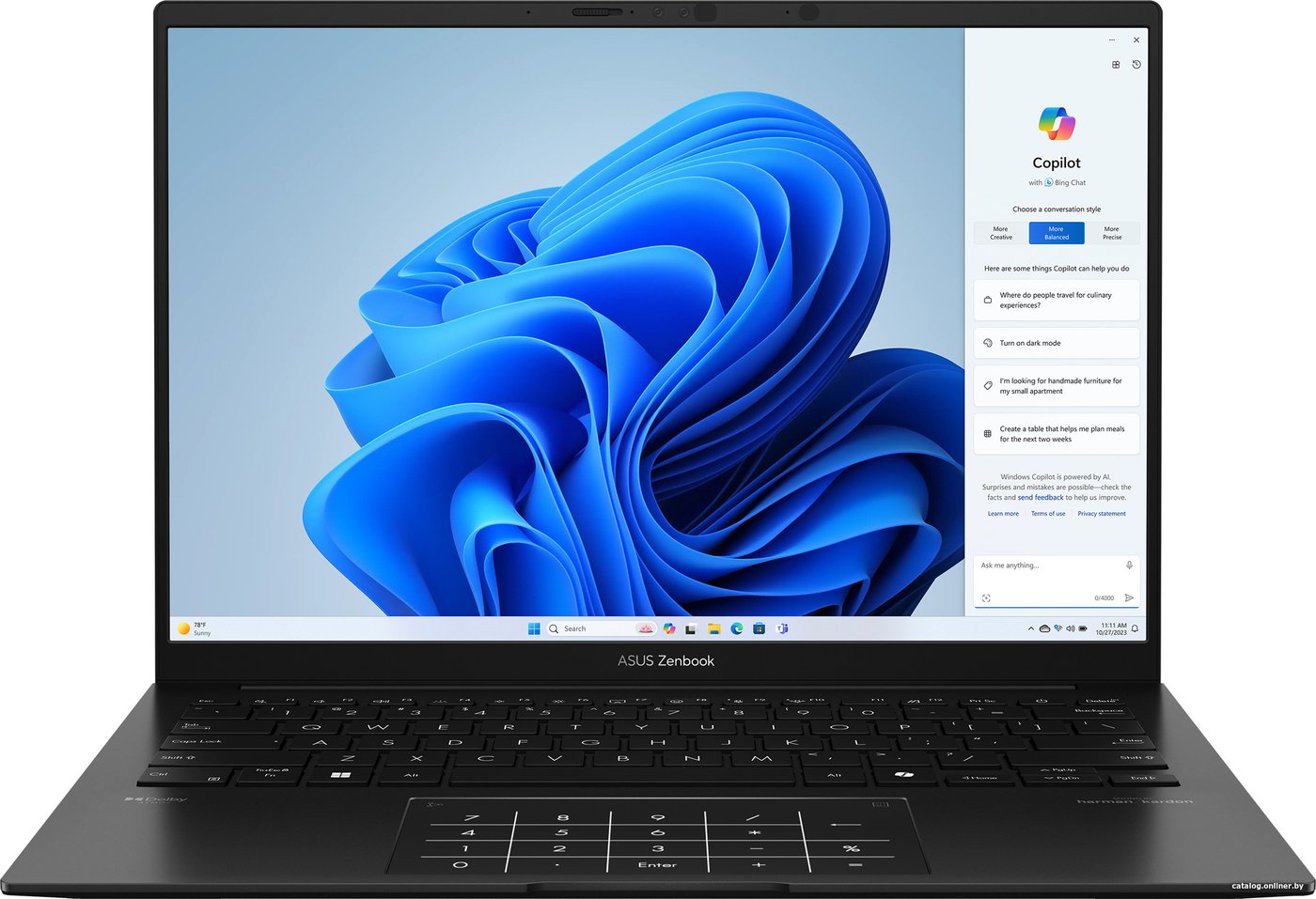 Ноутбук ASUS Zenbook 14 OLED UM3406GA-QD093X
