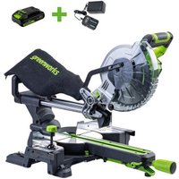 Торцовочная пила Greenworks GD24MS216 1501707UA (с 1-им АКБ)