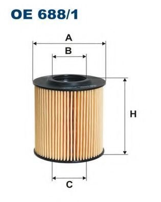 

Масляный фильтр Filtron OE6881