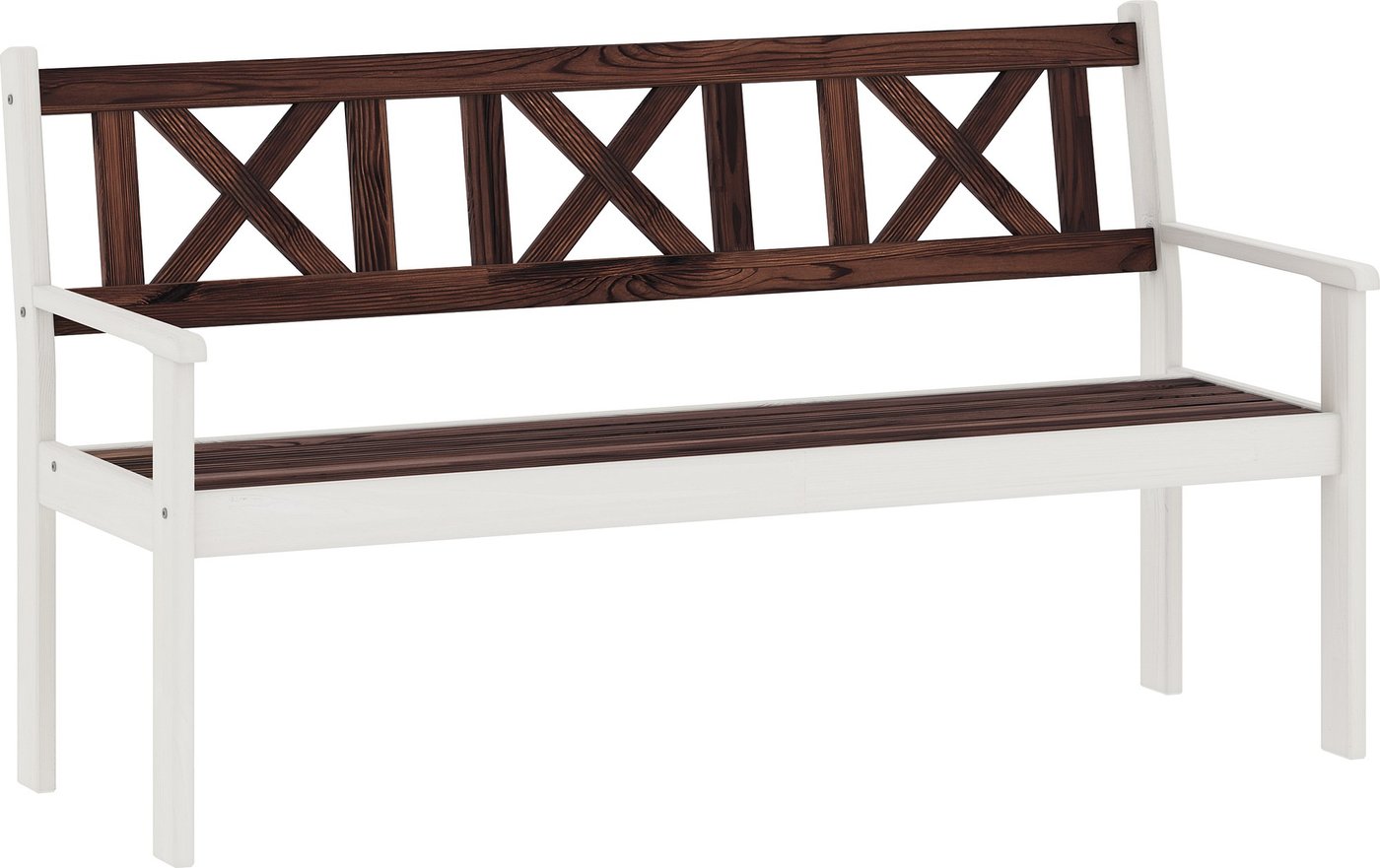 

Скамейка Sundays Ф-183.03 1590x900x640 (орех/белый)