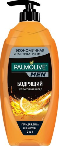 Palmolive Men гель для душа цитрусовый заряд 2 в 1 750 мл