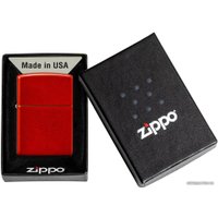 Зажигалка Zippo Classic Metallic Red 49475