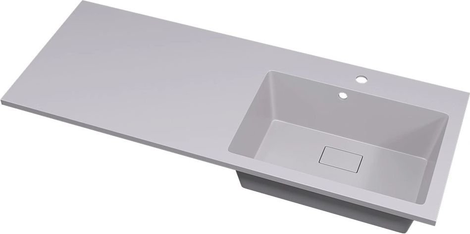 Умывальник Uperwood Cosmos Quartz 120 см правая-крыло слева (жасмин)
