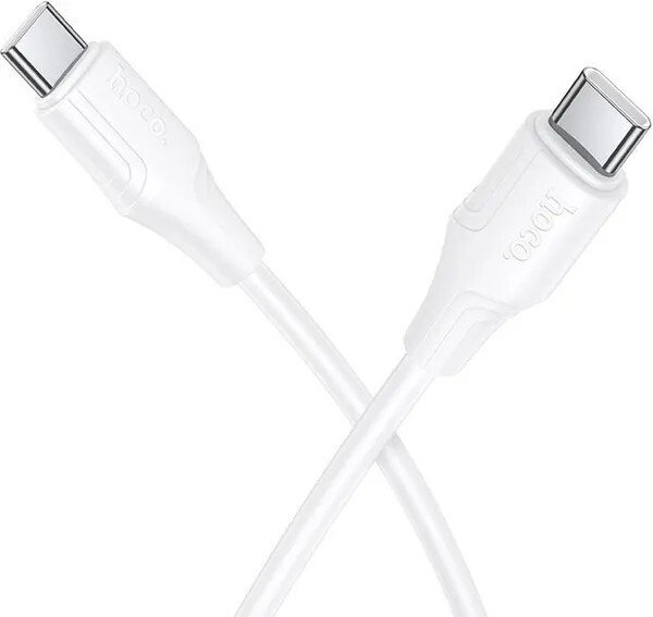

Кабель Hoco X124 USB Type-C - USB Type-C (1 м, белый)