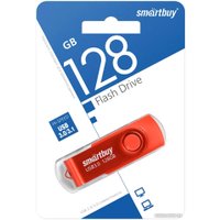 USB Flash SmartBuy Twist 3.0 128GB (красный)