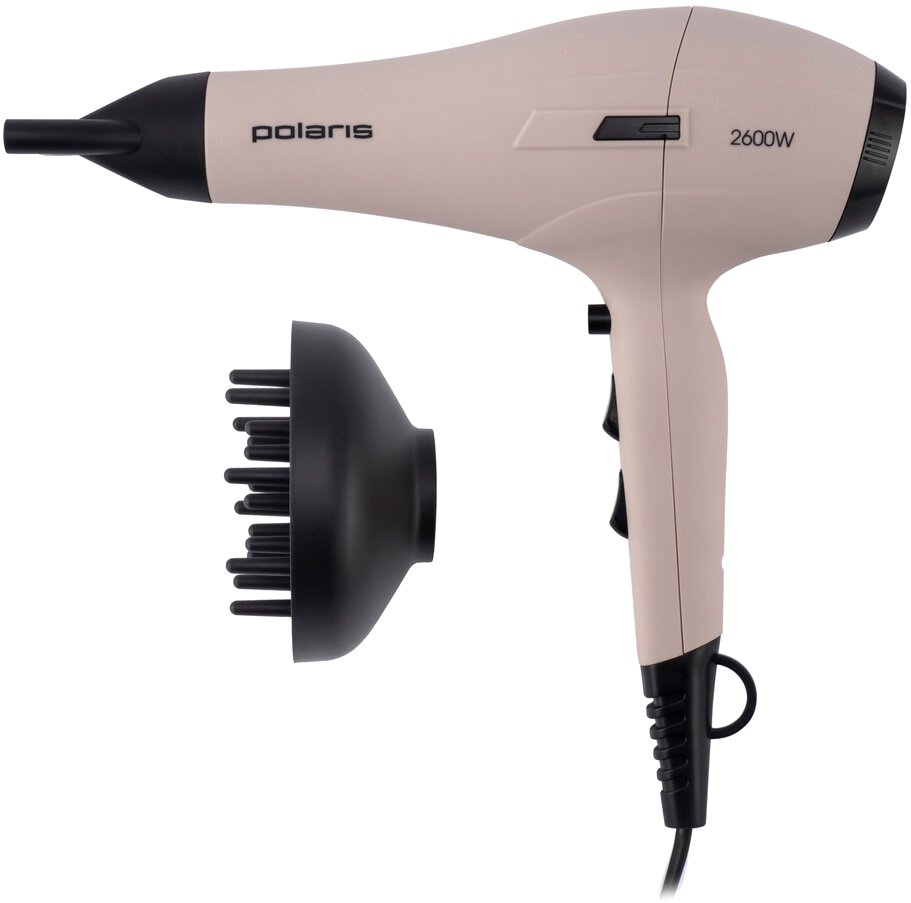 

Фен Polaris PHD 2600ACi Salon Hair (пыльный розовый)