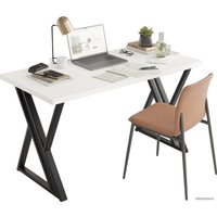 Стол Домус Гранд 12.016.401.02 (белый/металл черный)