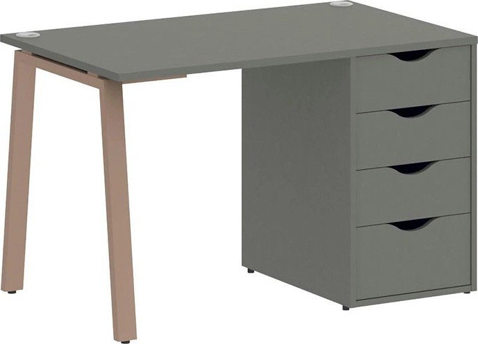 

Стол Riva Home Office VR.SP-3-118.4.A Мокко (металлик)
