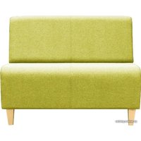 Диван Brioli РудиД двухместный (рогожка, J9 желтый)