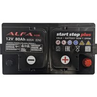 Автомобильный аккумулятор ALFA AGM R+ (80 А·ч)