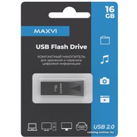 USB Flash Maxvi MK2 16GB (темно-серый)