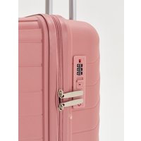Чемодан-спиннер L'Case Basel 22 (S, розовый)