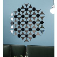 Самоклеящийся зеркальный декор MirrorWall Flowers в Борисове