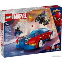 Конструктор LEGO Marvel Super Heroes 76279 Гоночная машина Человека-паука и Зеленый гоблин Веном