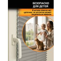 Плиссе Delfa Crep BLO СПШ-36206 (34x160, серебро)