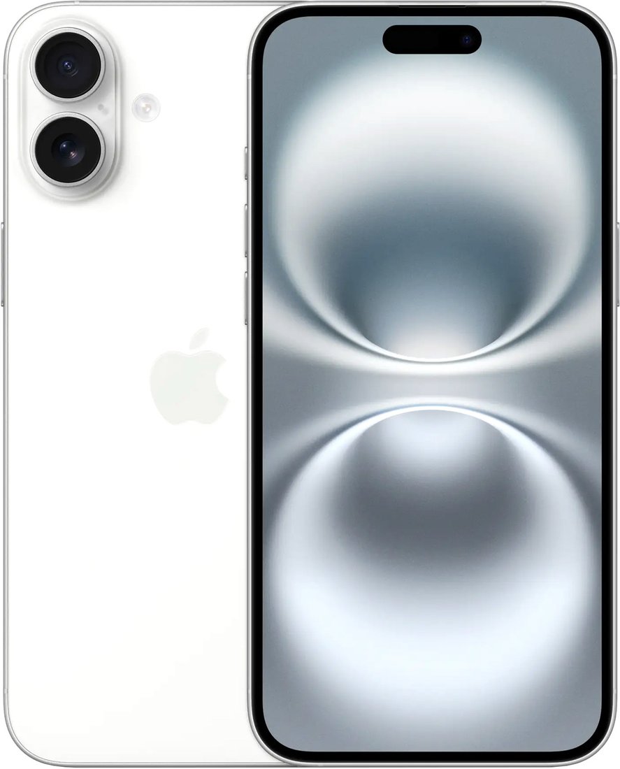 Телефон Apple iPhone 16 Plus Dual SIM 128GB (белый)