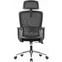 Офисное кресло SitZone U-060A (сетка/ткань, черный, крестовина хром)