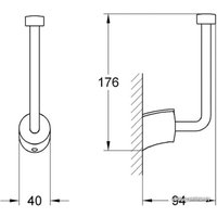 Держатель для туалетной бумаги Grohe 40297AV0