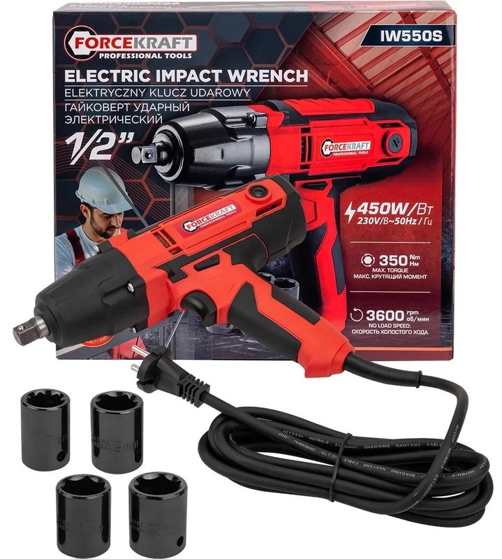 

Гайковерт ForceKraft FK-IW550S