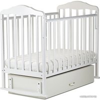 Классическая детская кроватка СКВ-Компани Берёзка New (белый) [126001]