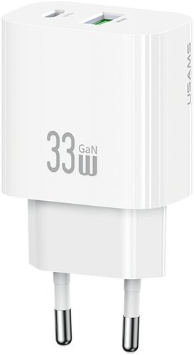 Сетевое зарядное Usams CC317 T65 33W (белый)
