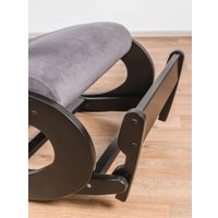 Кресло-качалка Glider Экси М (темно-серый/венге)