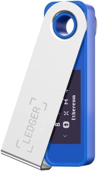 

Аппаратный криптокошелек Ledger Nano S Plus (синий)