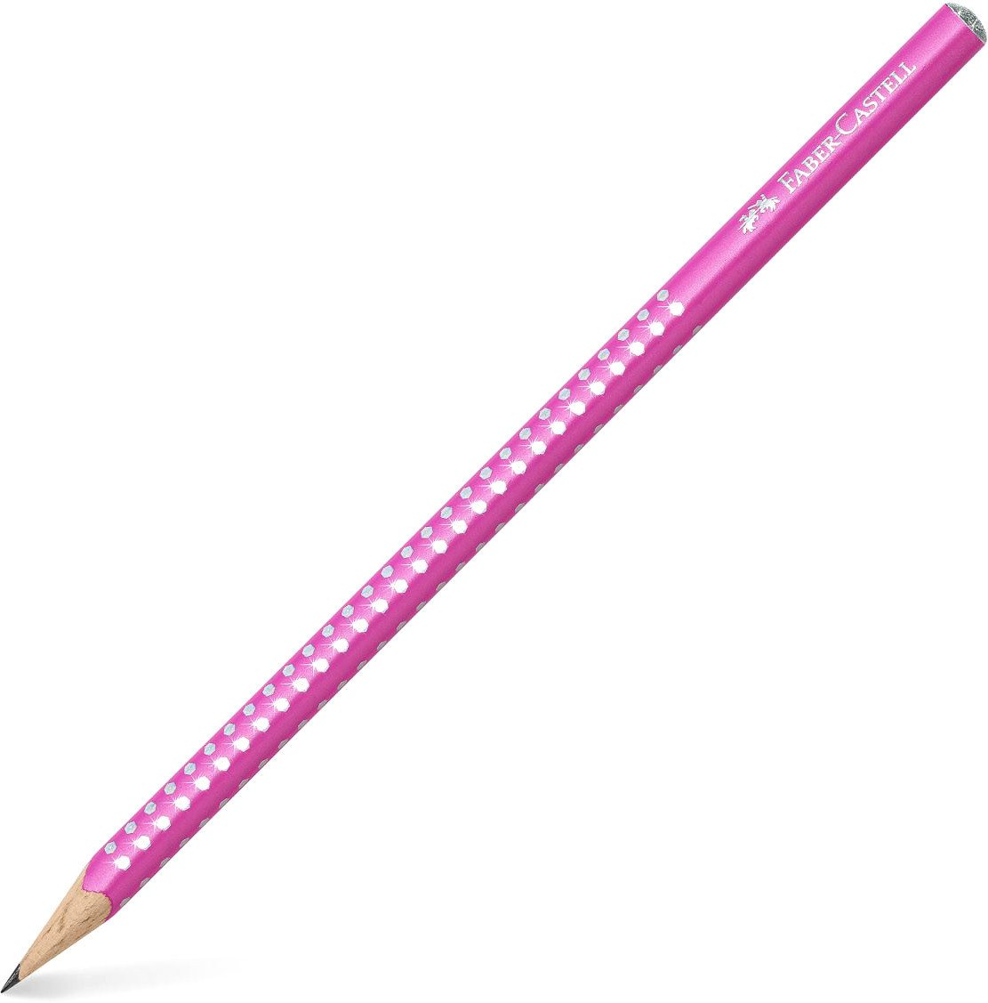 

Простой карандаш Faber Castell Grip Sparkle 118212 (B, розовый)