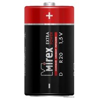 Батарейка Mirex Extra Power D 2 шт 23702-ER20-E2