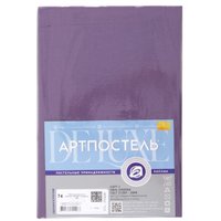 Простыня АртПостель Сливовый на резинке 982 (120x200)