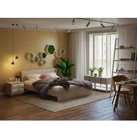 Кровать PROxSON Practica 140x190 (дуб шамони светлый)