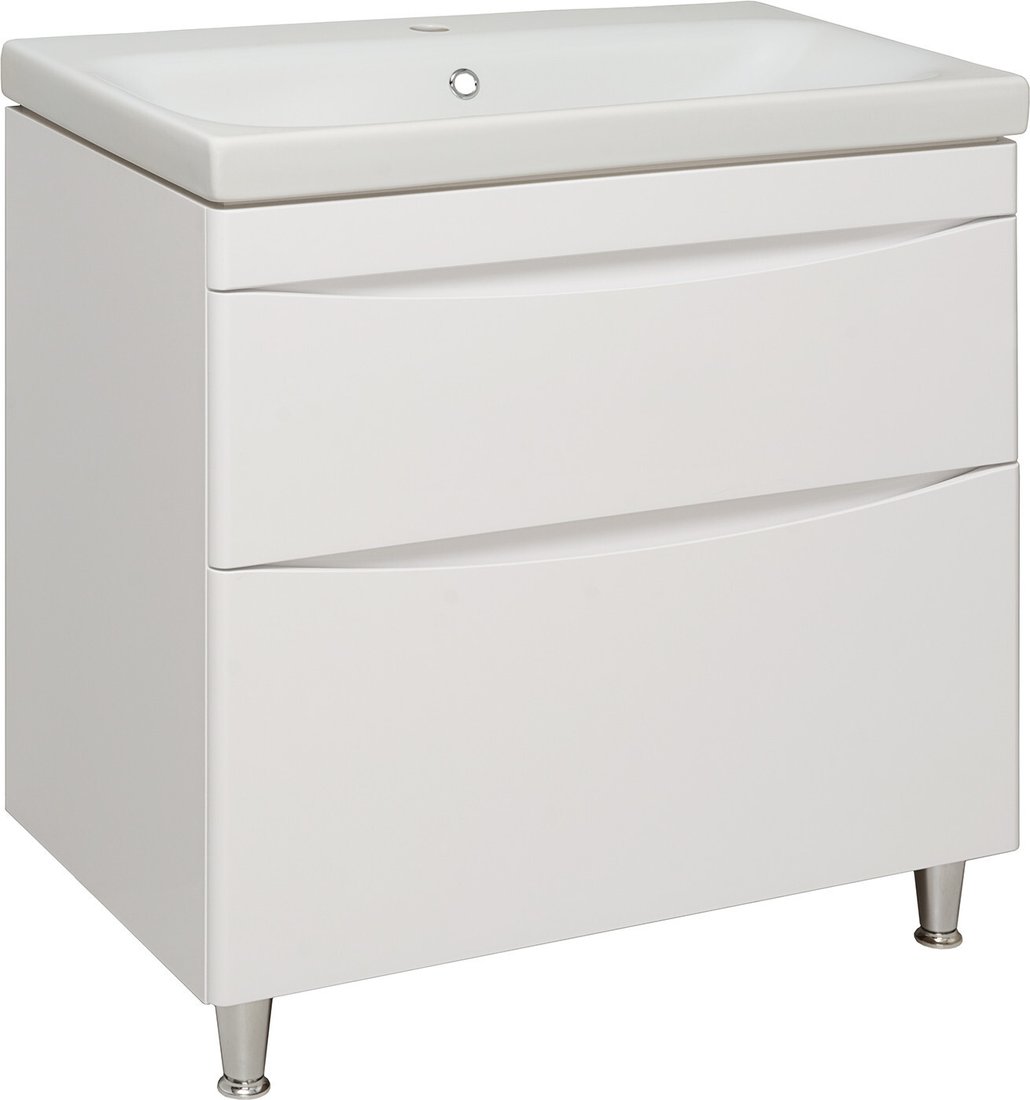 

Runo Тумба под умывальник Афина 80 (напольная, белый)