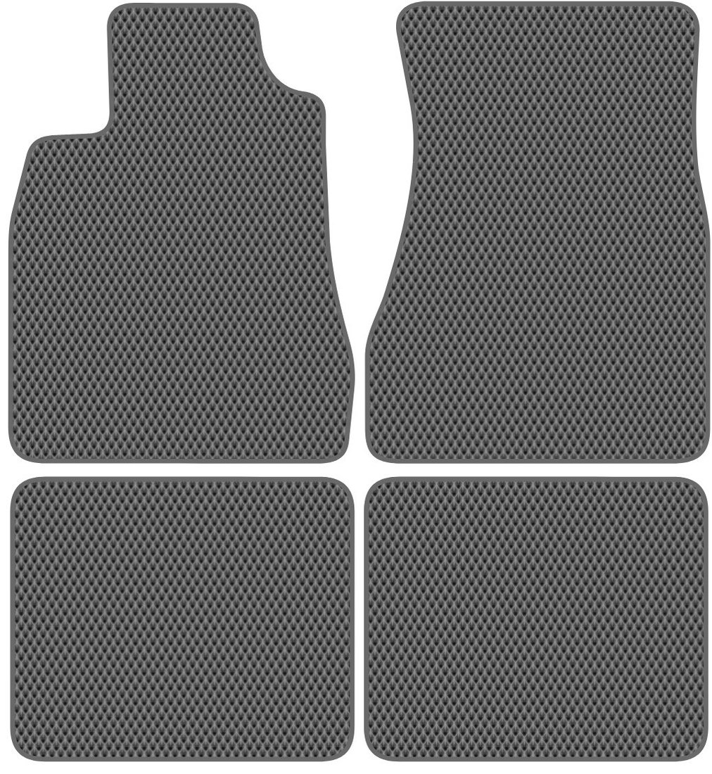 Комплект ковриков для авто Alicosta Lexus LS430 (седан / XF30) 2000 - 2006 (серый, ромб)