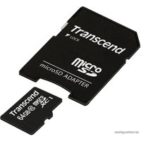 Карта памяти Transcend microSDXC Premium Class 10 64GB + адаптер [TS64GUSDXC10]