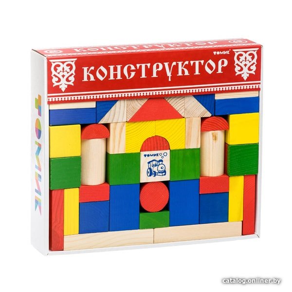 Конструктор/игрушка-конструктор Томик Цветной 6678-65