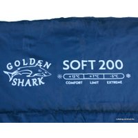 Спальный мешок GOLDEN SHARK Soft 200 (молния справа, синий)