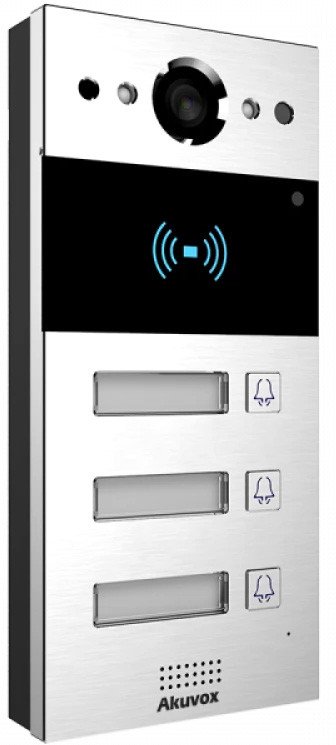 

Вызывная панель Akuvox R20B для накладного монтажа на 3 абонента