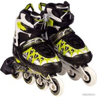 Роликовые коньки Favorit PW-153B-5GN (р. 40-43)