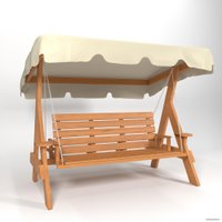 Садовые качели Сокол бай Прага 2 дуб (бежевый) в Бобруйске