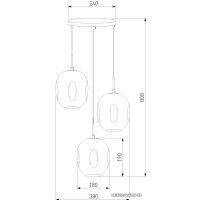 Подвесная люстра Евросвет Mill 50195/3 (золотистый)