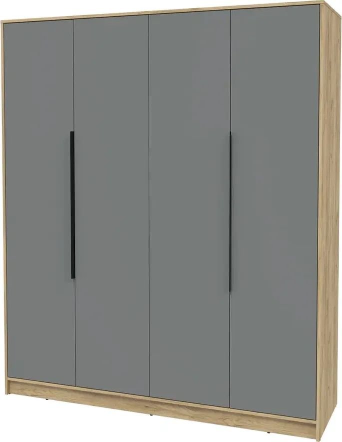 

Шкаф распашной Интерлиния Концепт КТ-Ш4 Глосс (дуб золотой/серый)