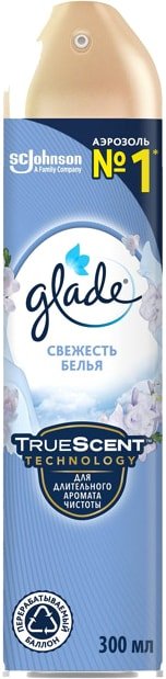 

Освежитель воздуха Glade Свежесть белья 300 мл