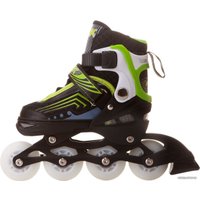 Роликовые коньки RGX Atom LED (р. 27-30, зеленый)