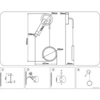 Бра Ambrella light Comfort FL51651/1+1 WH/CH