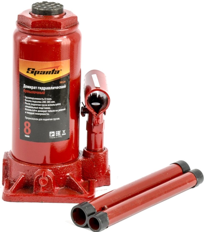 

Бутылочный домкрат Sparta 50324 8т