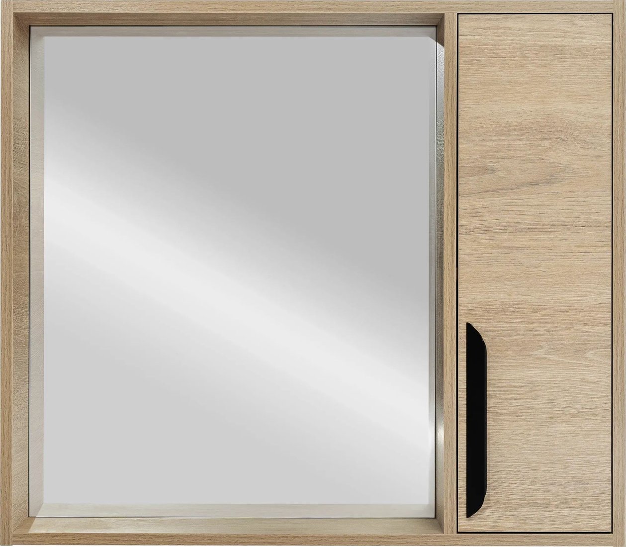 

Viant Шкаф с зеркалом для ванной Кёльн 80 VKEL80SD-ZSH